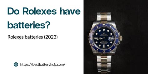 do fake rolexes have batteries